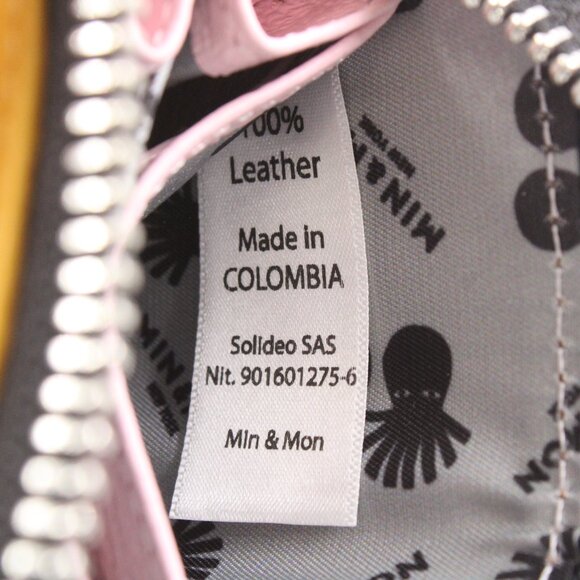 NEW Frodo Leather Zip Around Wallet in Golden Glow with All-Over Eye Embroidery - Picture 9 of 10